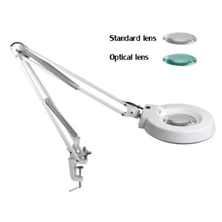 
Magnifier Lamp Fcc Rt2100A Magnifying Glass 1.75 -Led Led Glasses With Dim Usb Ring Light Beauty Salon 