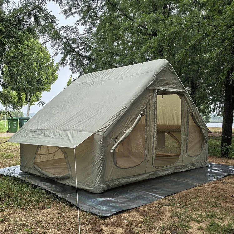 Customized Air Tent Inflatable Camping Outdoor For 3-6 Person Wild Outdoor Camping Tent Inflatable House Trip Tent