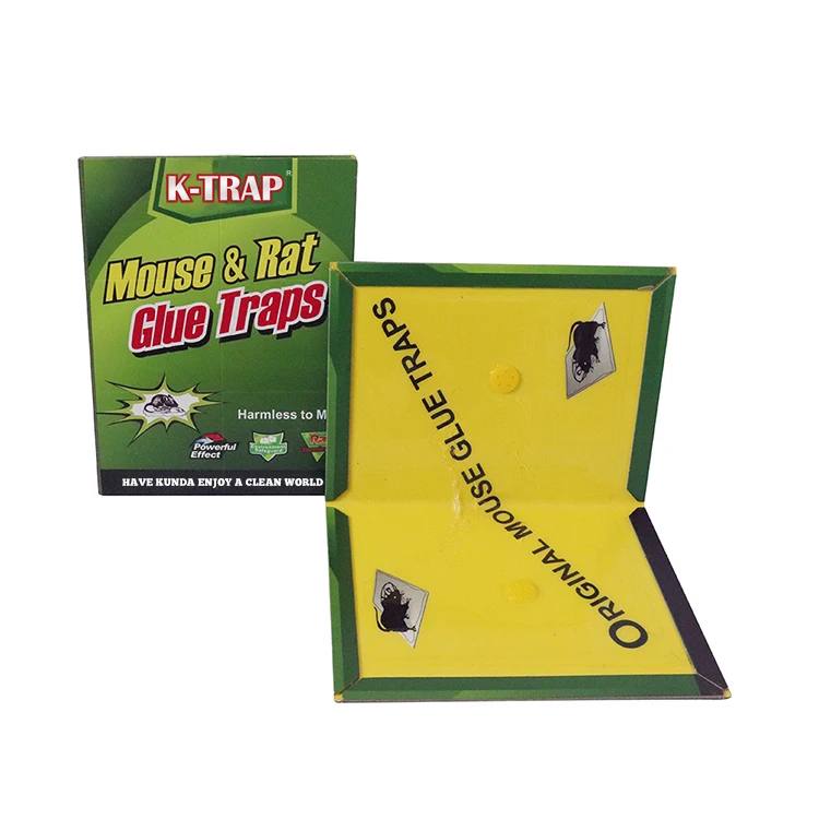 Strong Adhesive Paperboard Pre Baited Mouse Glue Trap Rat Glue Traps Sticky Trap Board Book for Mice and Rats