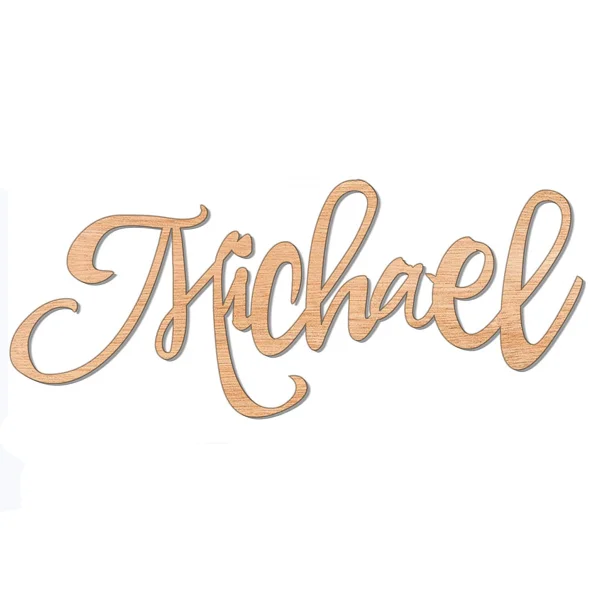 Custom Design Laser Cutting Unfinished Plywood Wood Letter for Wall decoration