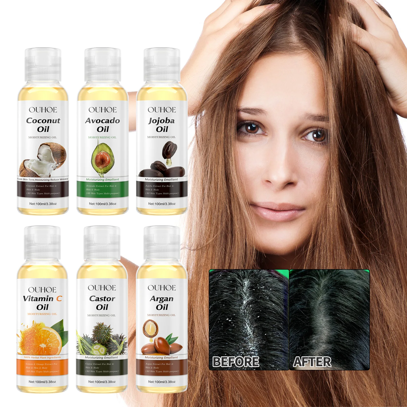 Ouhoe Private Label Essential Oils Firming Body Essential Oil Moisturize Natural Essential Oils