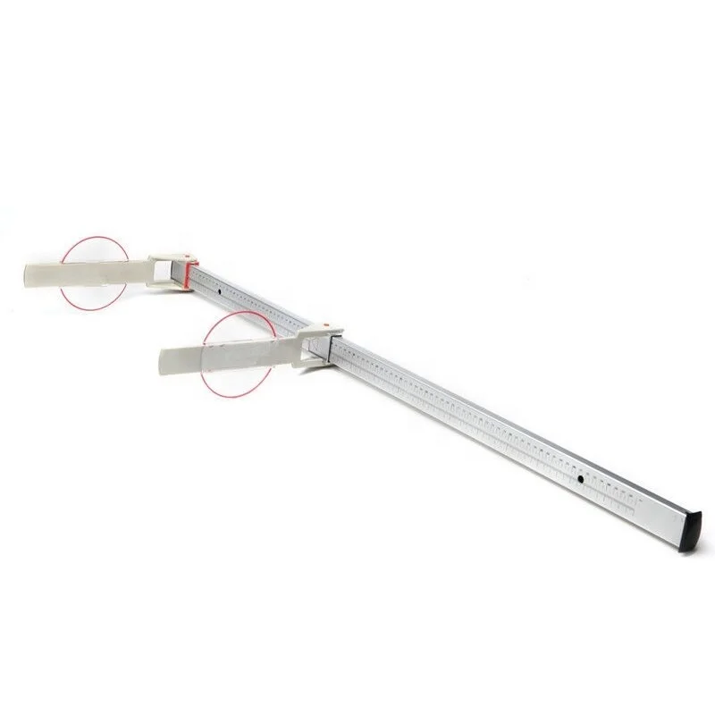 Aluminum alloy 100cm Height measuring ruler metrical rod for baby use