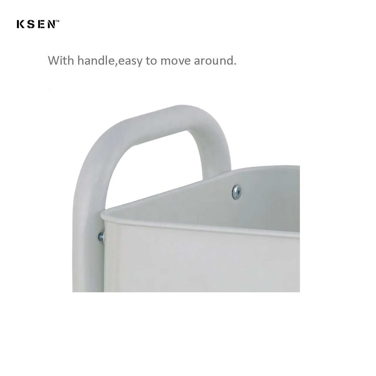 Stainless Steel 3-Tier Kitchen Trolley With Baskets TR0042