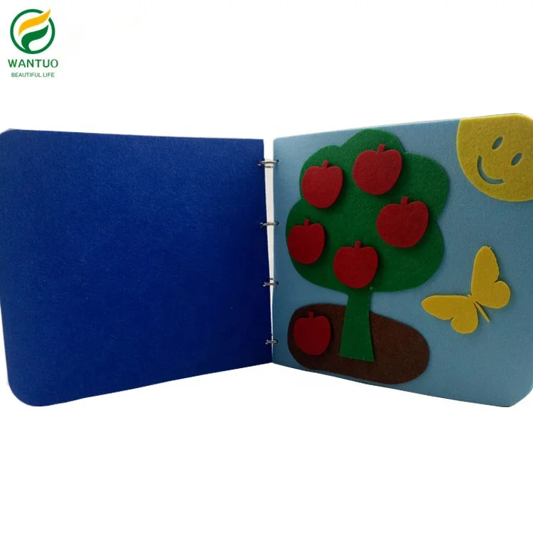 wholesale felt baby quiet bath books soft fabric baby cloth book