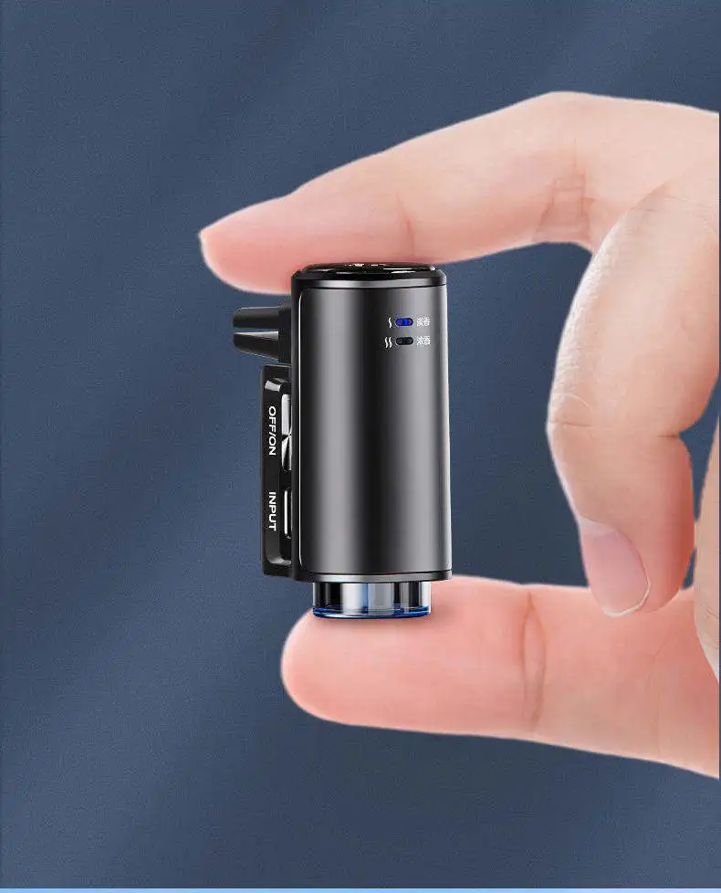 Electric Mini Air Outlet Waterless Car Aroma Diffusers Car Diffuser Perfume Bottles With Aroma Home Fragrance Diffuser