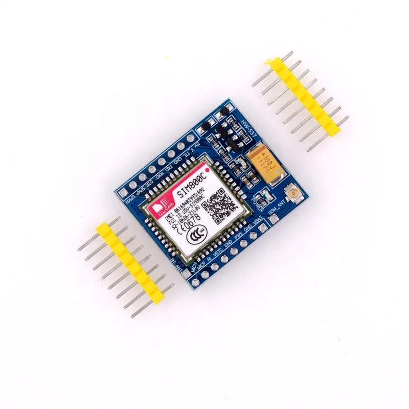 HW-537  Wireless GSM GPRS Module 5V 3.3V TTL single-chip pcba board 51 microcontroller IPEX SIM800C