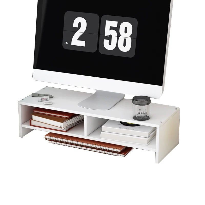 
China supply best quality computer monitor riser stand Desktop riser storage racks 