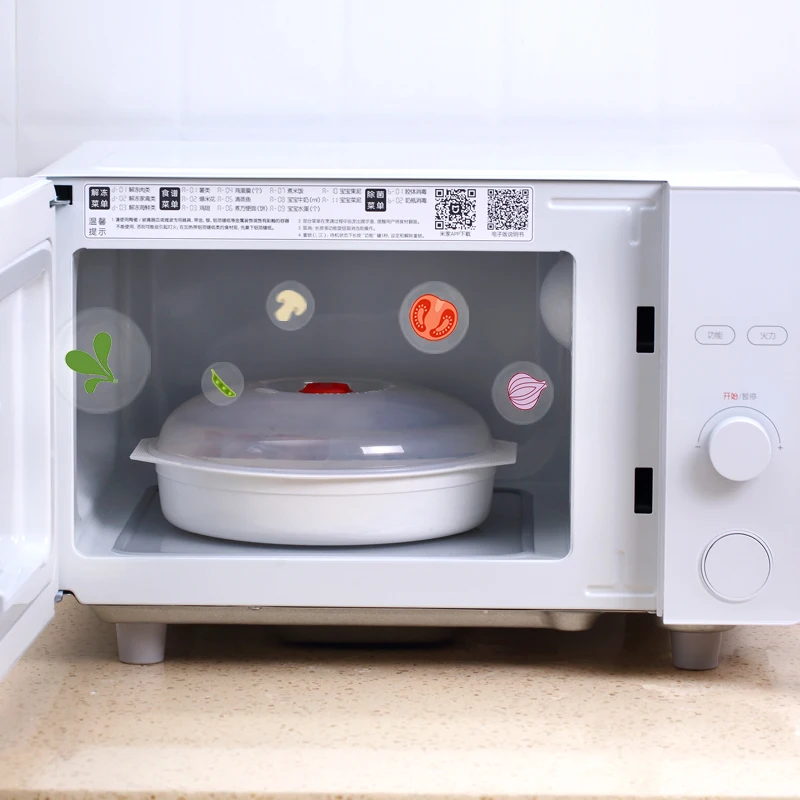 Amazon Hot Sale Factory Wholesale Price  Fish and Veggie Steamers Microwave plastic steamer  food steamer for kitchen