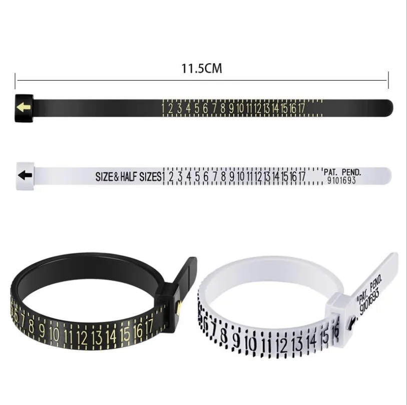 Korea Ring Sizer Gauge Adjustable Transparent Comfortable Soft Finger Sizer Ring Measurer Sizer Jewelry