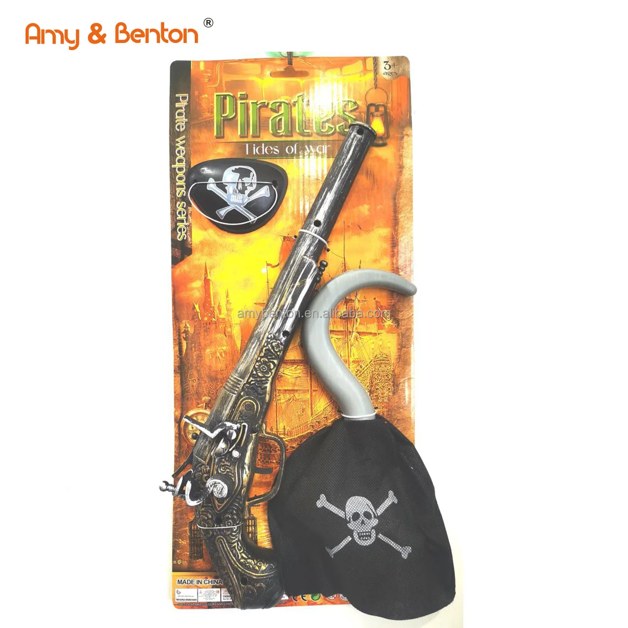 Pirate toys hot sale plastic pirate gun knife toys kids gifts pretend play set for children