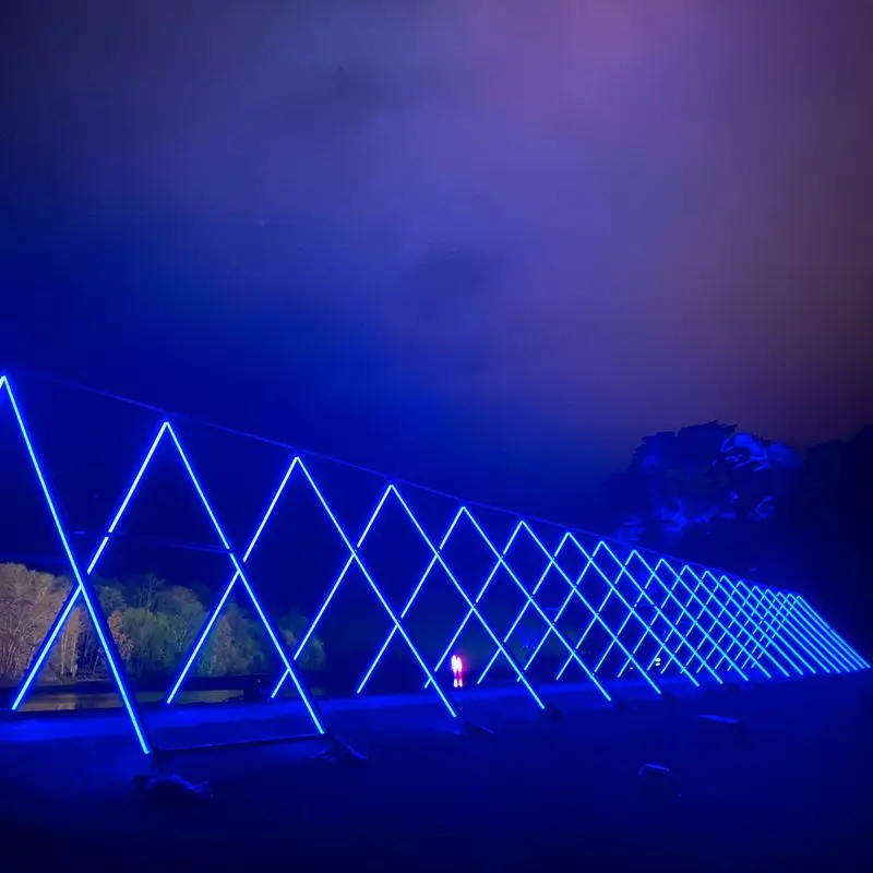 Светодиодная видебар 5050RGB 64 пикселя Водонепроницаемая наружная сценическая ПОДСВЕТКА 24v 1m SK6812 Дискотека для сцены бара клуба украшения