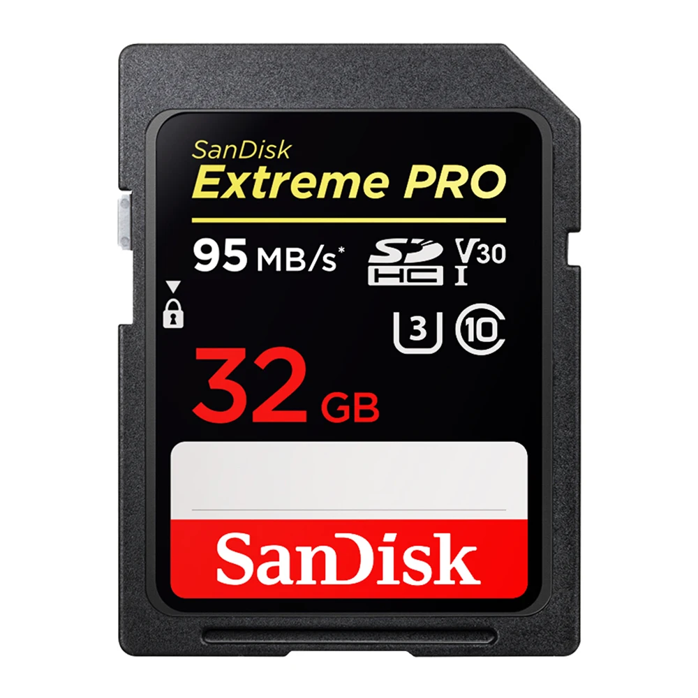 Бесплатная доставка двойной флеш-накопитель Sandisk Extreme Pro 170MB 16 Гб оперативной памяти 32 встроенной 64 ГБ 128 256 SD карты C10 U3 V30 UHS-I слот для карт HD