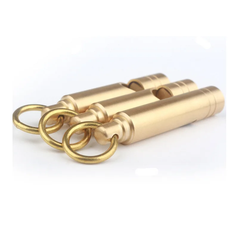 KYWH009 Pure copper whistle outdoor lifesaving whistle metal training whistle