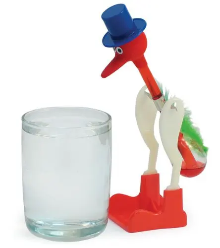 New arrival novelty home decoration glass crafts kids drinking bird educational fun toys drink water for birds