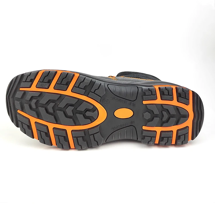 safty boots men work Embossed cow leather waterproof S3 steel toe mesh lining safety shoes