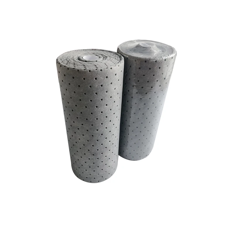 Polypropylene Heavy Weight Meltblown Maintenance  Grey Absorbent Rolls Medium Weight