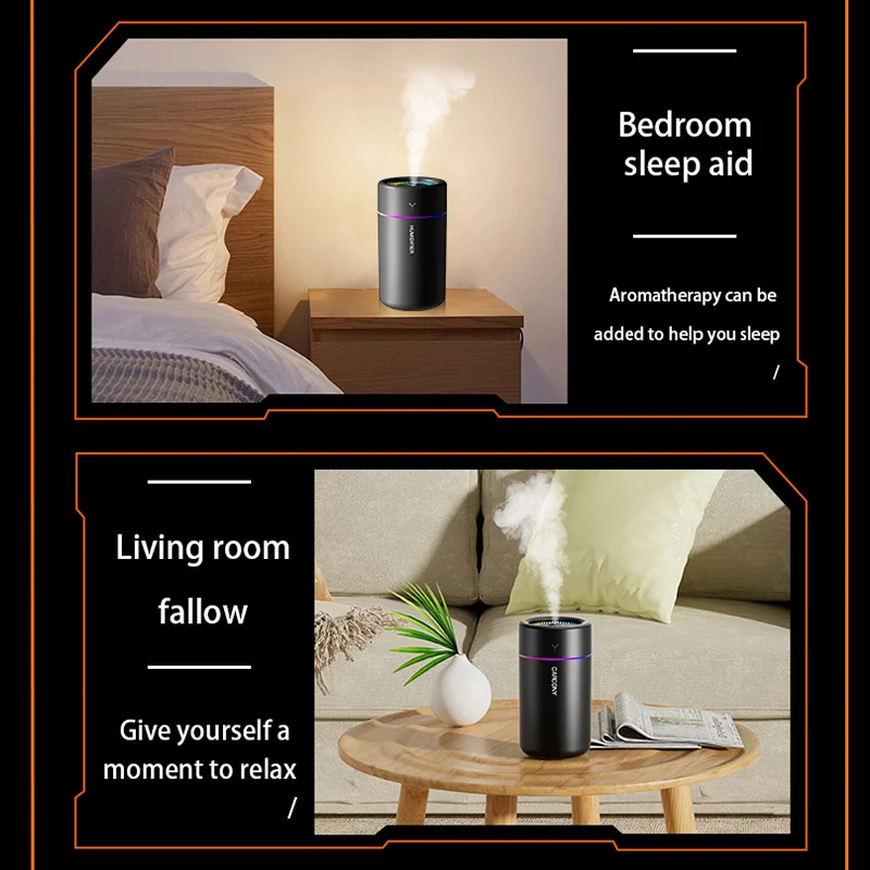 Best Selling 280ml Mini USB Air Humidifier Bottle Portable Colorful Air Humidifier for Bedroom Home Car