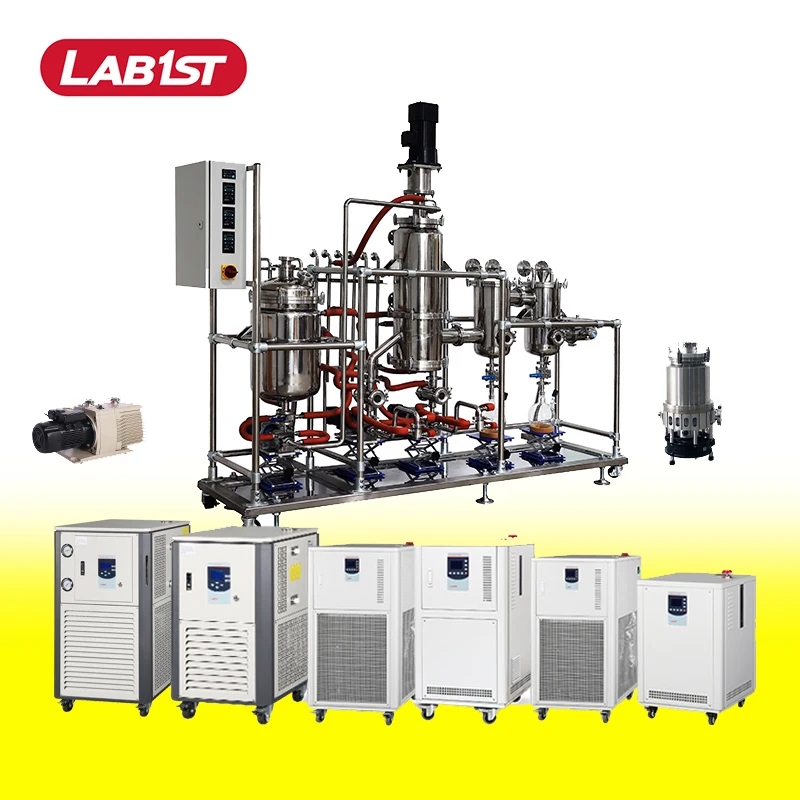 Lab1st plant herb oil molecular distillation other chemical equipment