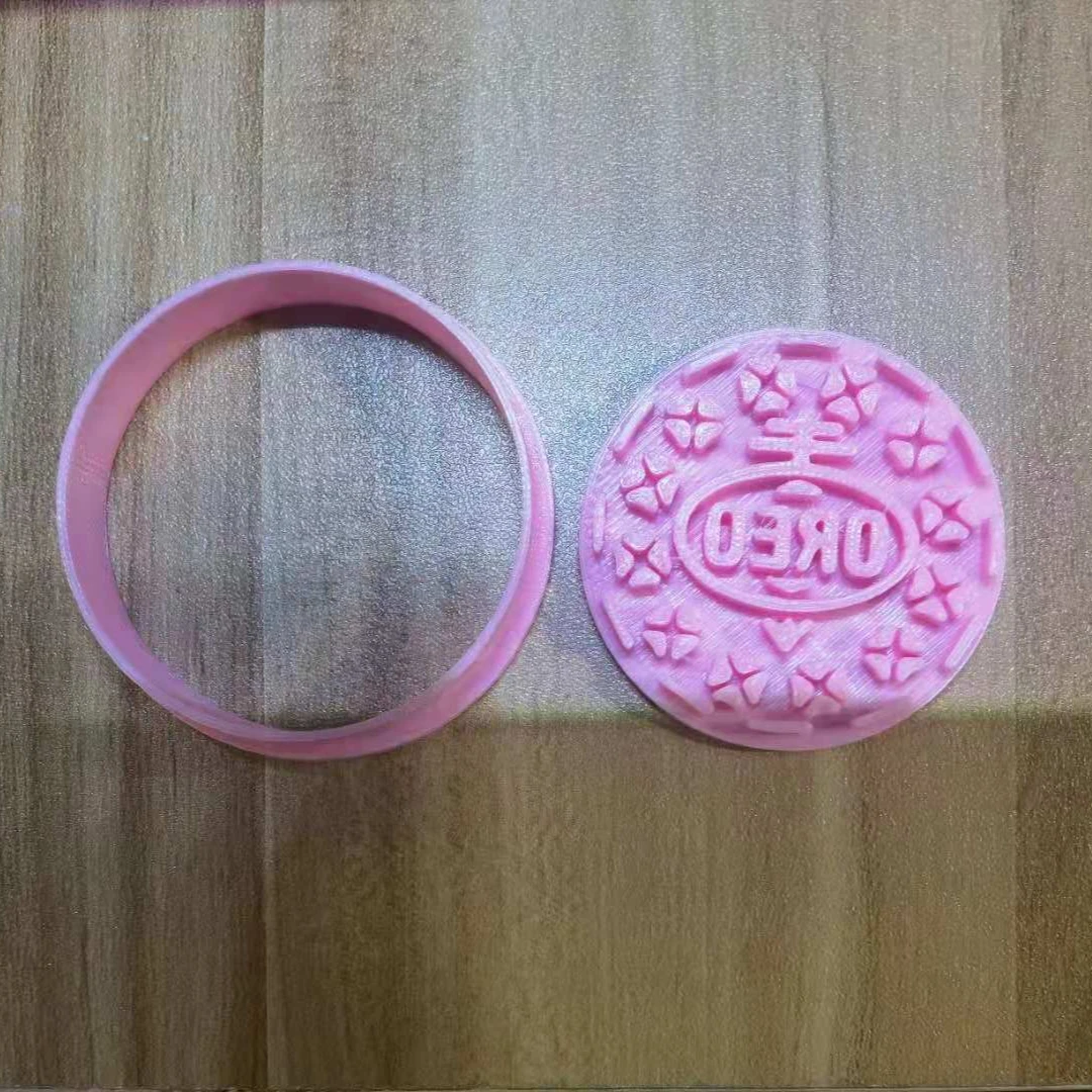 oreo cake tool plastic mold cookie cutter embosser plastic stamp cake mold tools fondant mold