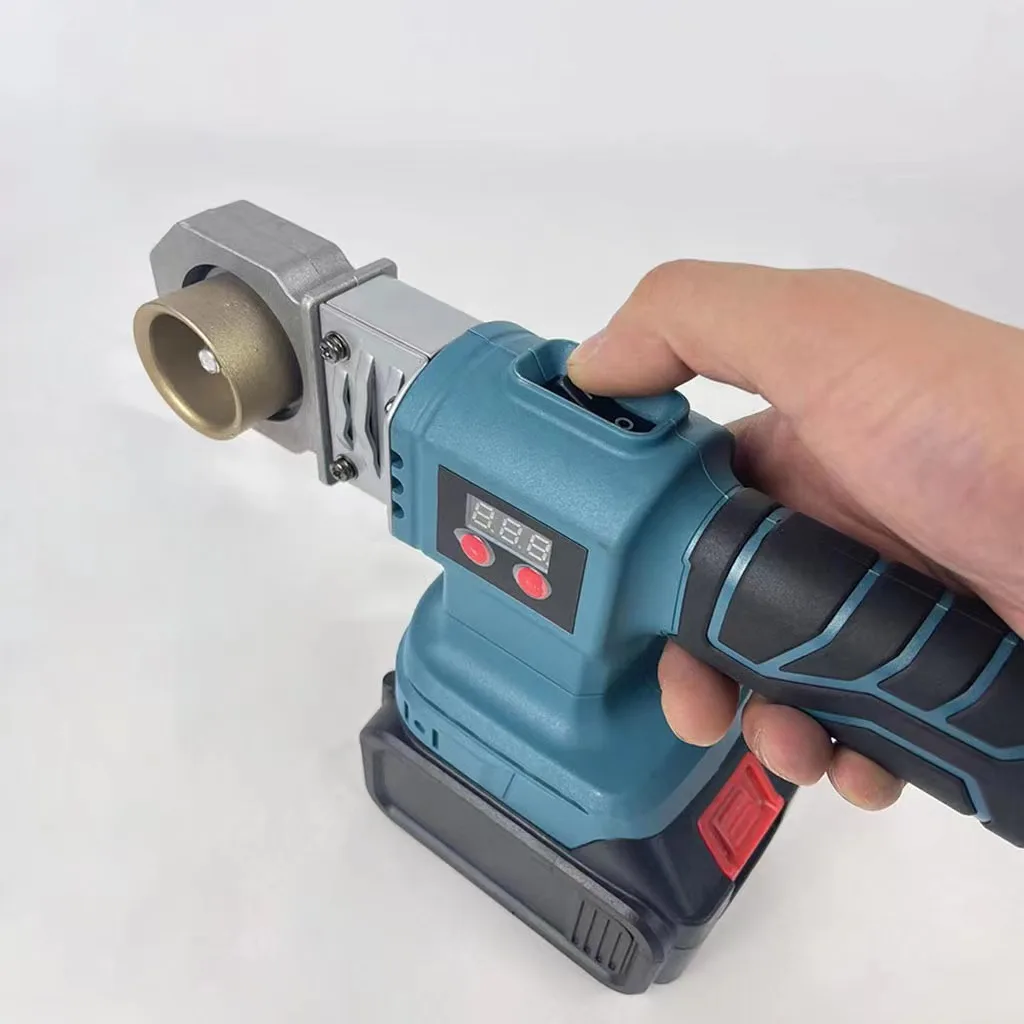 21V 150W Portable Rechargeable Cordless Electronic Thermostatic Pipe Heating Fuser Plastic PPR Welding Hot Melt Machine Tool set