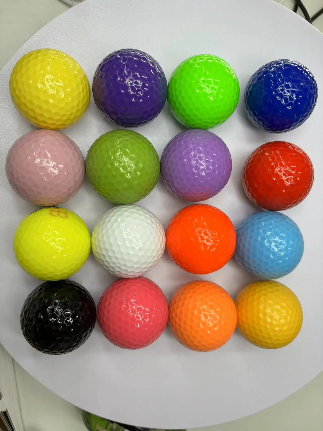 golfball 2 Piece Rubber range outdoor practice high quality custom golf balls