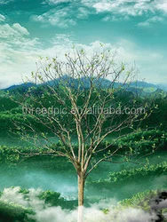 Four season tree design 4 flip lenticular design hot seller