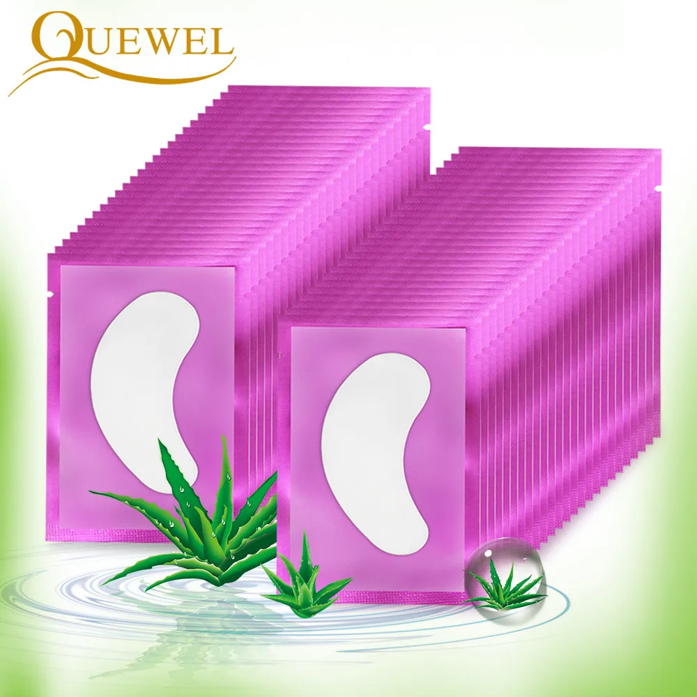 High Quality Wholesale Eyepads, Beauty Private Label Eyepads For Eyelash Extensions, Custom Packaging Golden Eye Patch For Salon