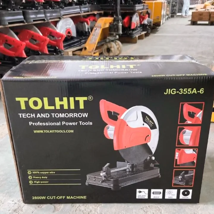 220v 2000w Professional 355mm Abrasive Wheel Blade Automatic Electric Power Cold Cut Mini Chop Saw Metal Cutting Steel