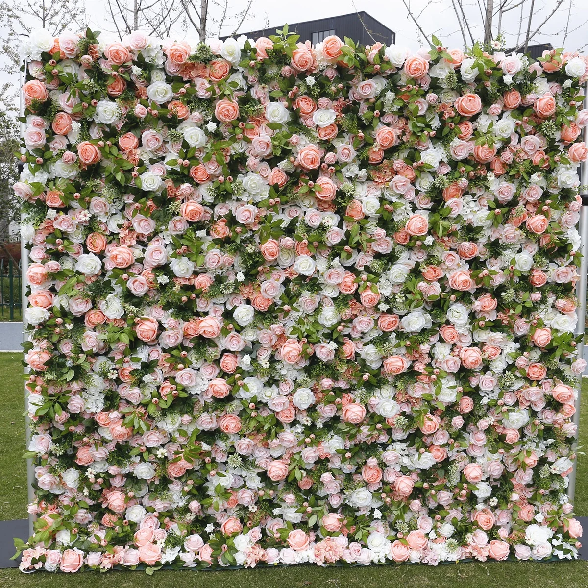 8*8ft Forest style 5D cloth background flower wall flower art photo studio window store decoration wedding layout props