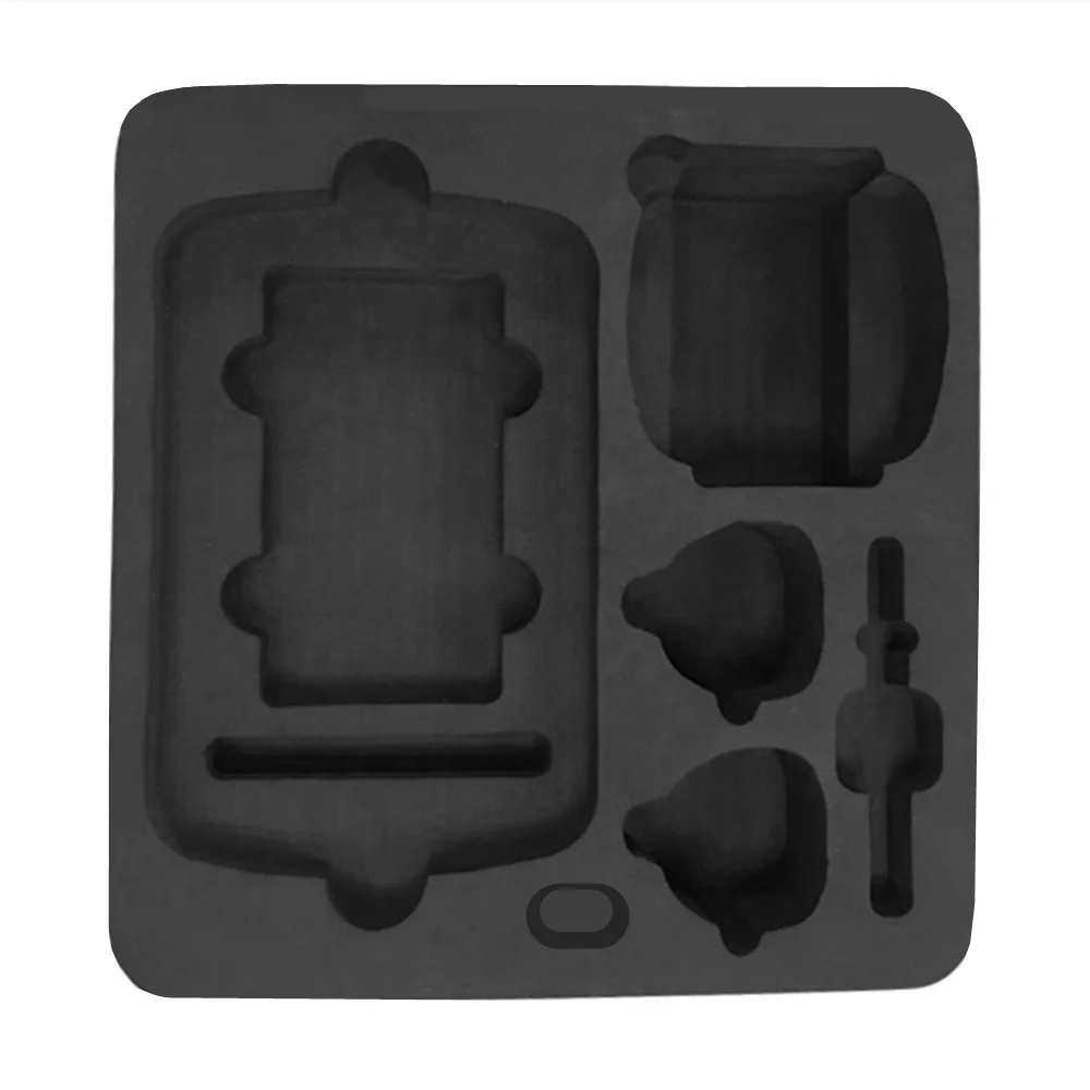 Customized Black high density EVA sponge foam inlay die cut foam inserts for tool box