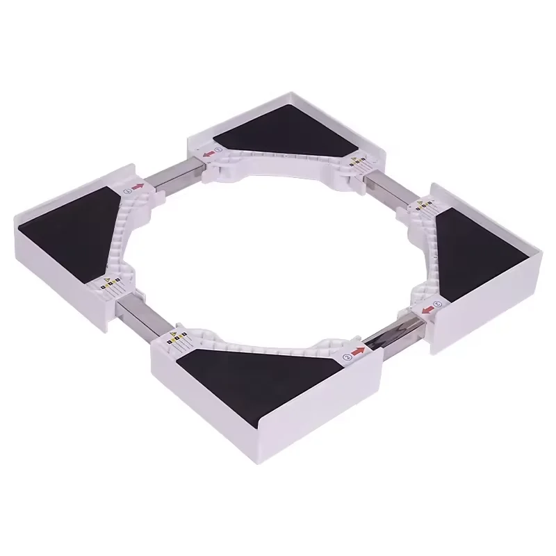 White Color Adjustable Plastic Stacking kit for washing machine and dryer machine stacking kit