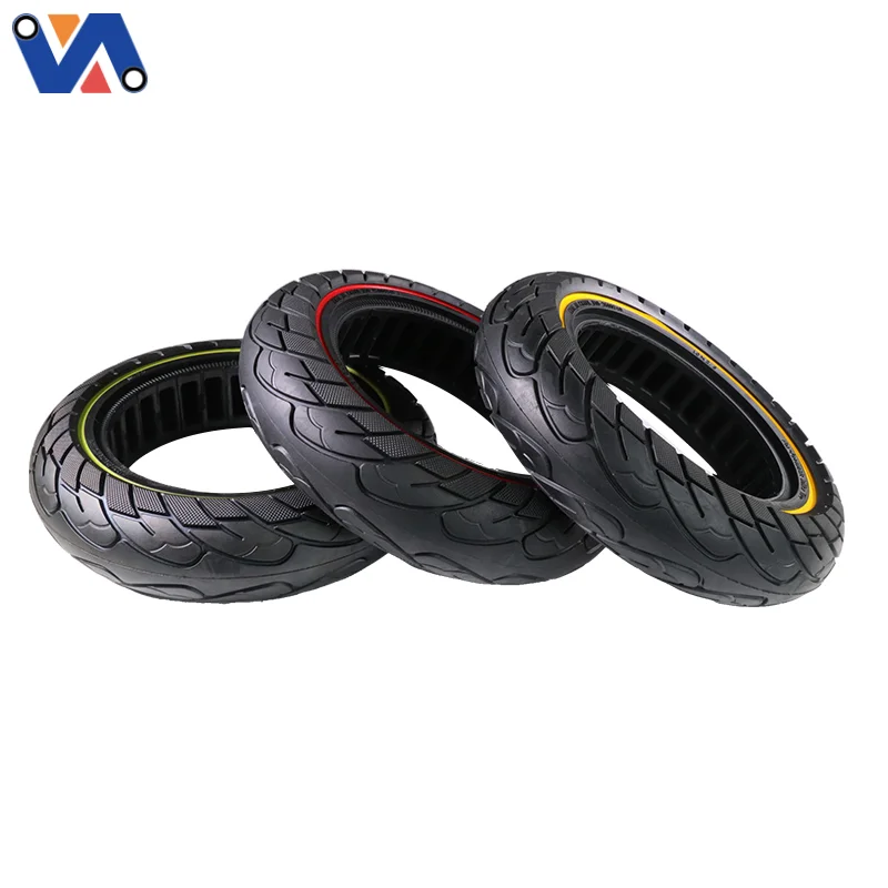 EU stock red yellow 10 Inch 10x2.50 Solid Tyre For MAX G30 / G30P / G30D / Zero 10 /10x Electric Scooter Honeycomb Solid Tire
