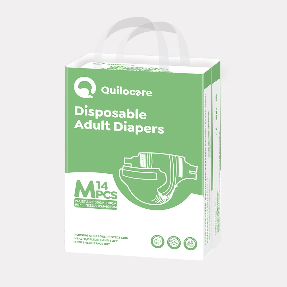 Large Ultra Thick Adult Diapers For Elderly People Women Men Adult Diaper