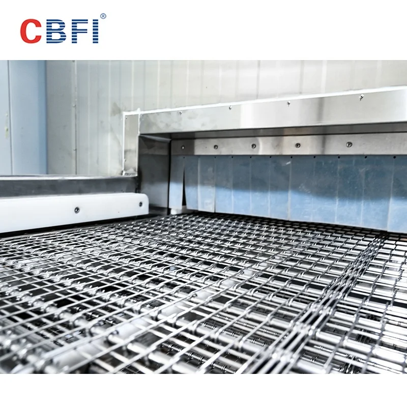 Industrial Automatic French Fries Production Line with Frozen IQF Tunnel Freezer System