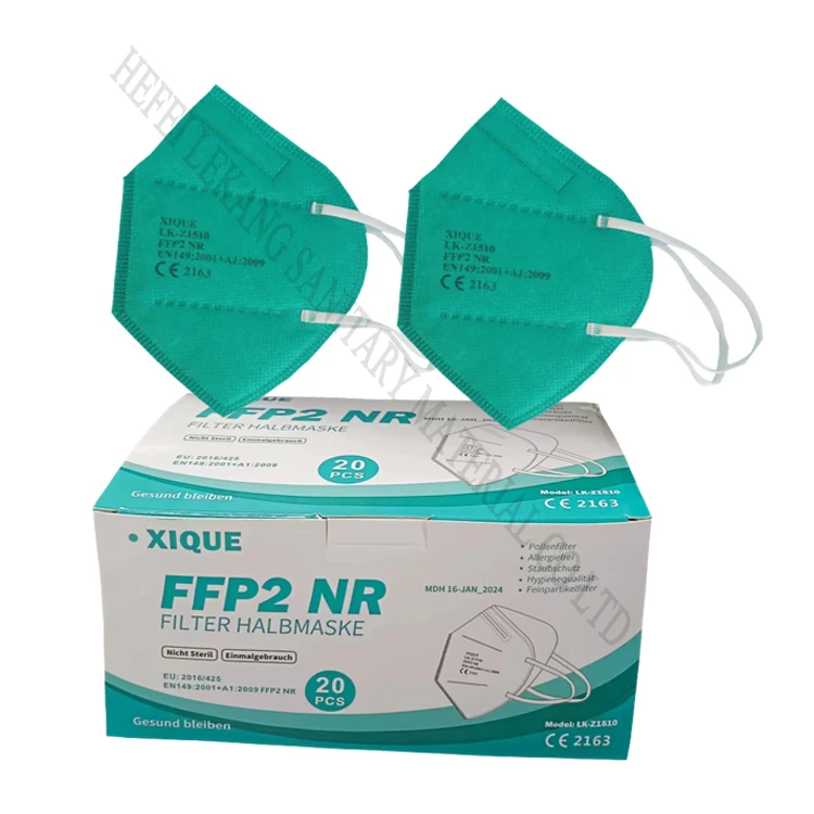 Colorful Disposable Adult Protective FFP2 Face Mask Dustproof Filter 99% CE Certified EN149 Mascarilla