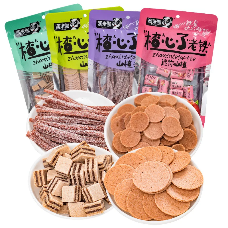 Yummeet wholesale chinese food healthy snacks Dried Fruit Snacks hawthorn flake