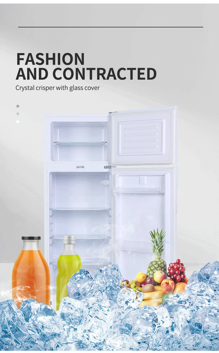 OEM Sale refrigerator Bcd-176R  Double Doors tabletop fridge Household Refrigerators bottom-freezer refrigerators home freezer