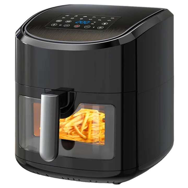 1800W 8.0 liter smart digital Oil Free  Energy and Time Saver air fryer