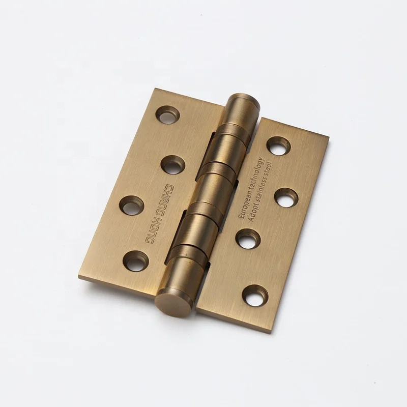 Custom Adjustable Antique Gold Or Shower Class Kitchen Hinges Door Stainless Steel Brass Door Hinges