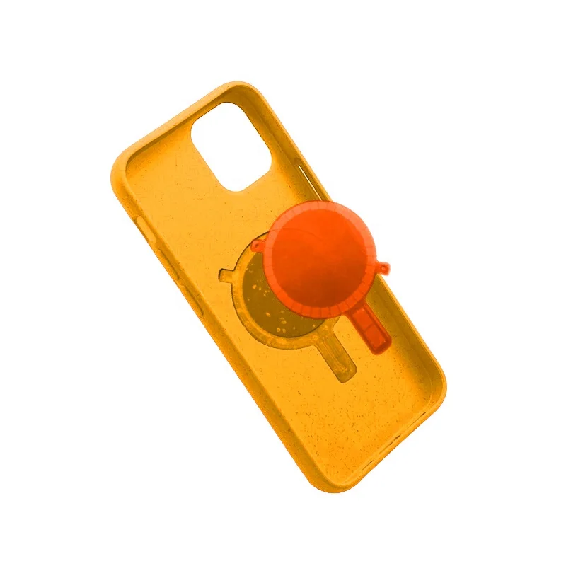 Hot Sale Amazon Mobile Accessories Eco Friendly 100% Fully Bio Degradable Magnet Safe Phone Case For Iphone 12 Mini Pro Max