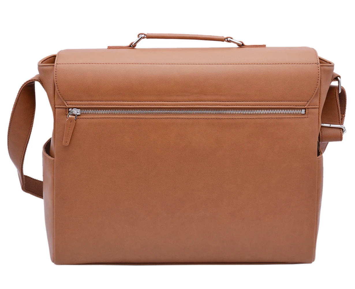 Custom Waterproof vegan PU Leather Dslr Camera Crossbody Shoulder Messenger Bag