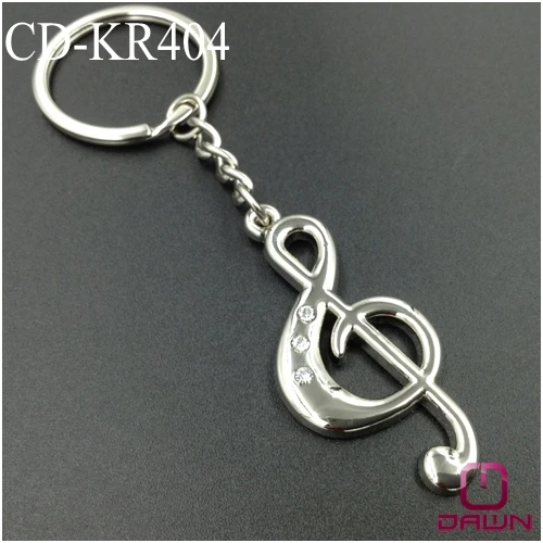 Wholesale mini guitar music note keychain violin keychain