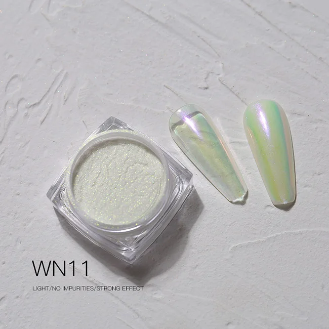 0.3 Gram per Jars Aurora Mermaid Pigment Nail Candy Aurora Powder