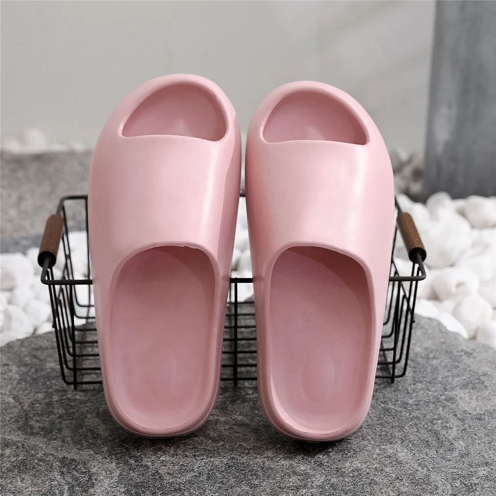  Новый тренд; EVA; Женские Yeezy тапочки; Легкие шлепанцы; Большие размеры; Удобные мягкие резиновые женские пляжные