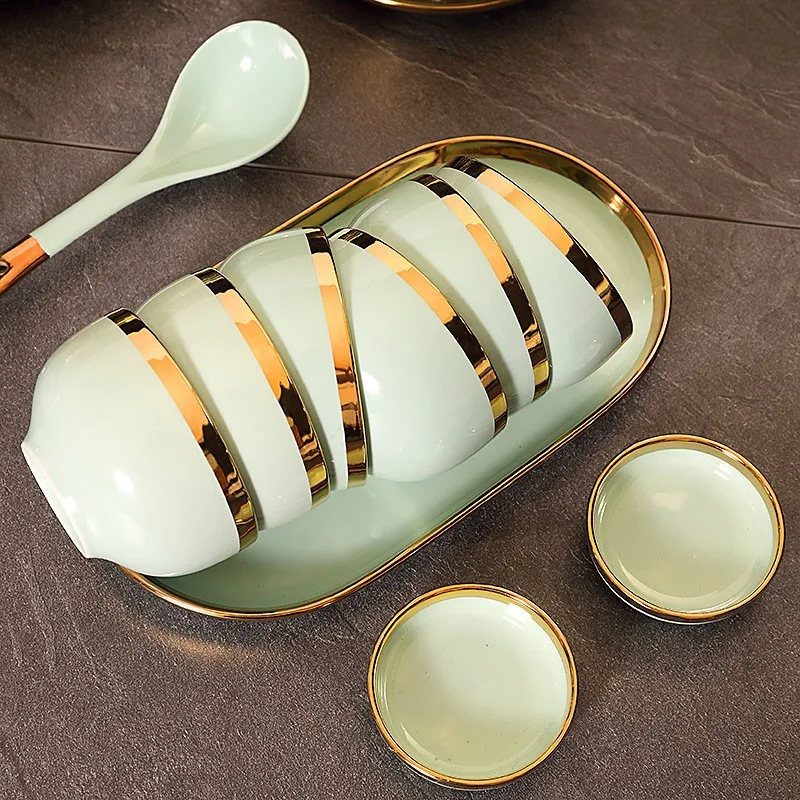 Новая роскошная индивидуальная керамическая посуда в скандинавском стиле фарфоровая оптовая продажа настраиваемая китайскими производителями