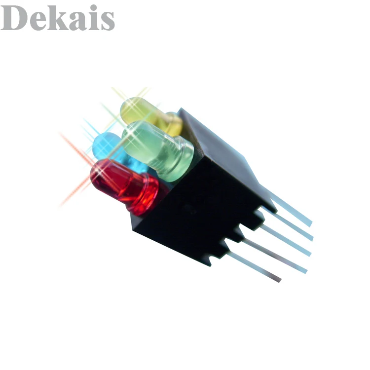 3mm LED plastic spacer support with 4 PINS