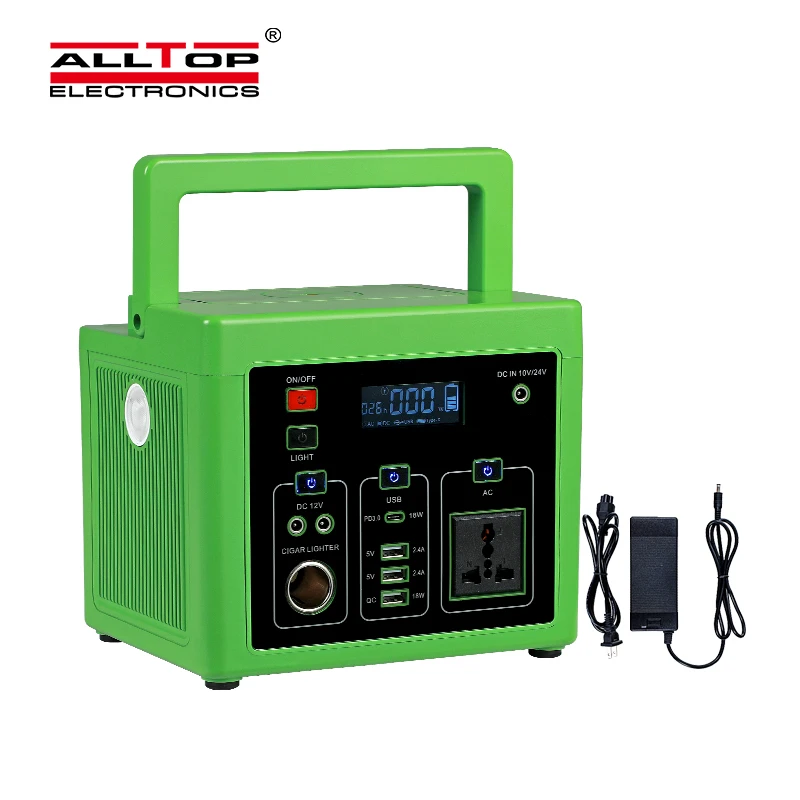 ALLTOP New Arrival Custom Color Energy Saving For Home 300 500 W Batteries Solar Generator Station Energy System