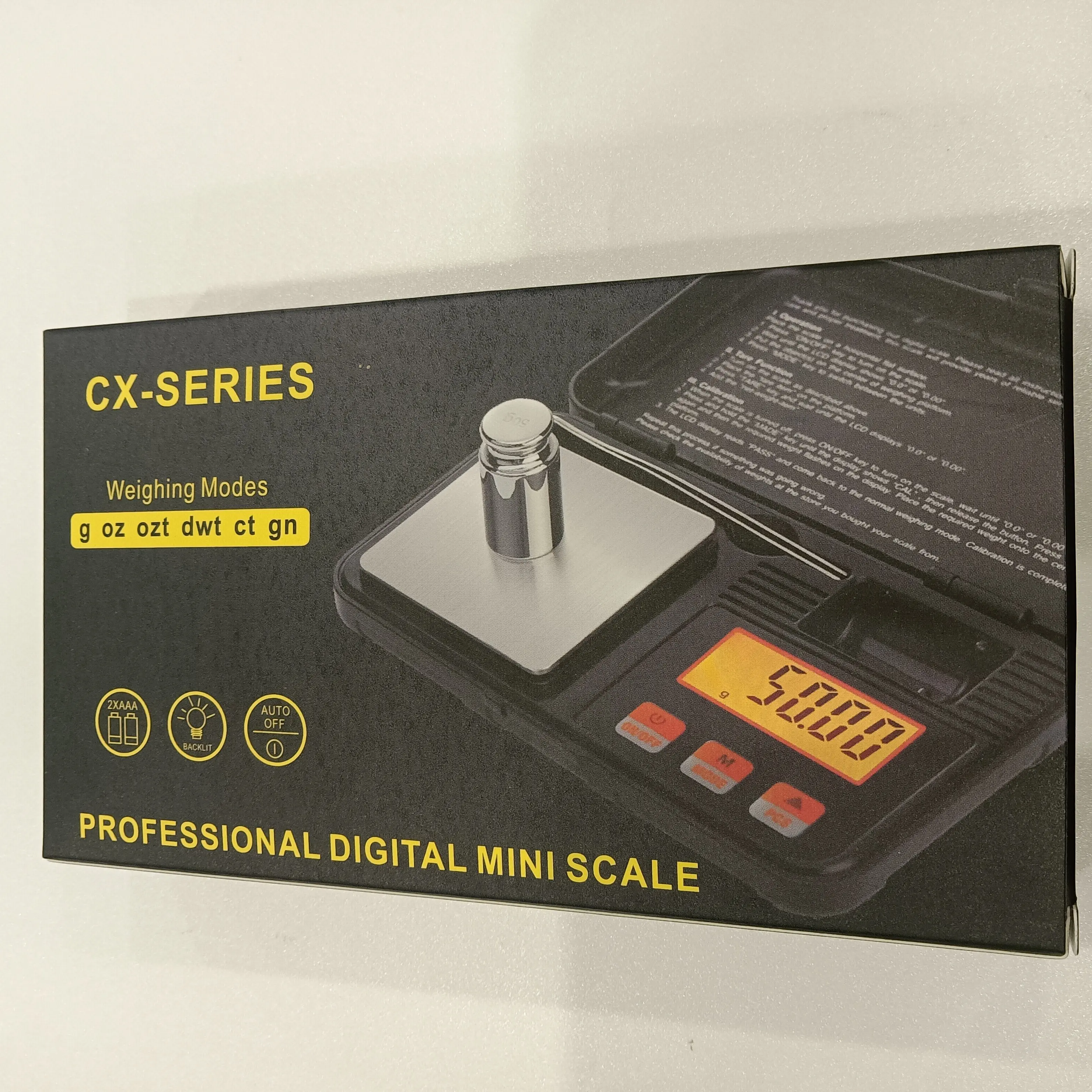 Hot Selling High Accuracy Pocket Scale Digital 50g/ 0.001g Weight Scales With Calibration Weights Tweezers