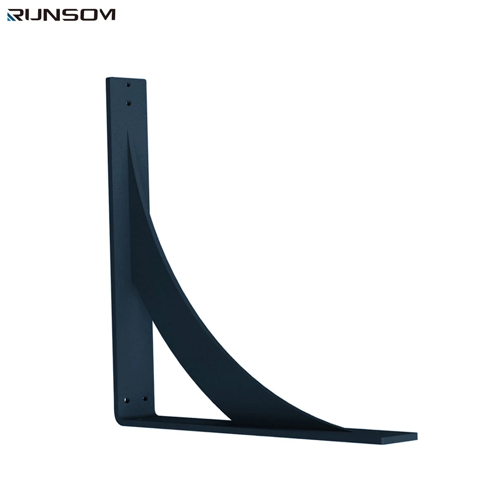 Manufacturer Custom 90 Degree Black Stainless Steel Aluminum Carbon Steel Metal L Angle Corner C Hardware Bracket Stamping Part