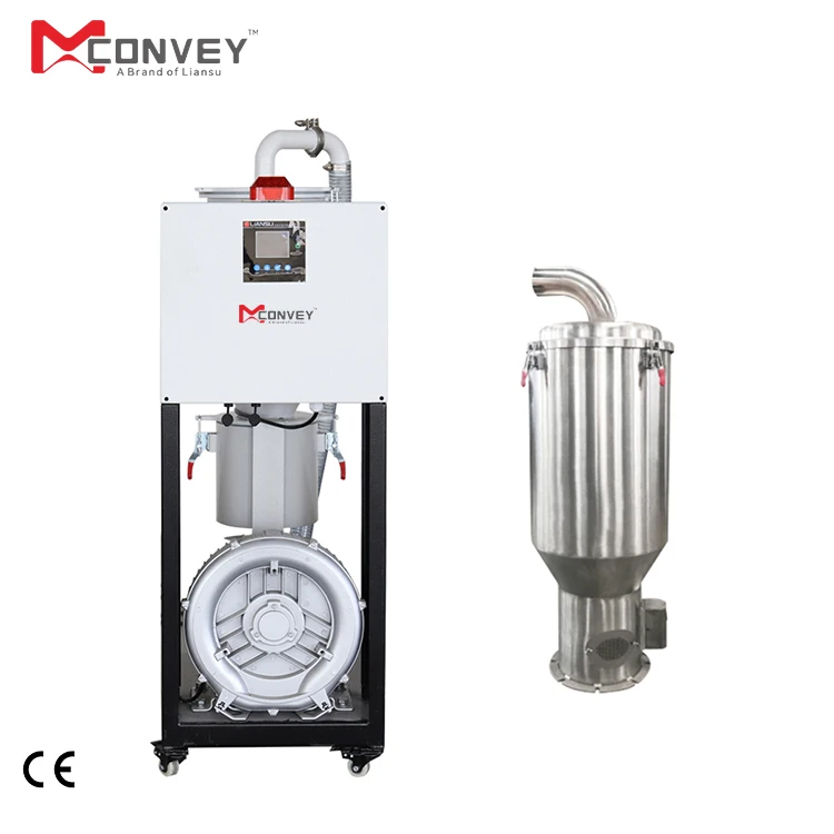 Industrial plastic vacuum pellets feeder plastic material auto hopper loader